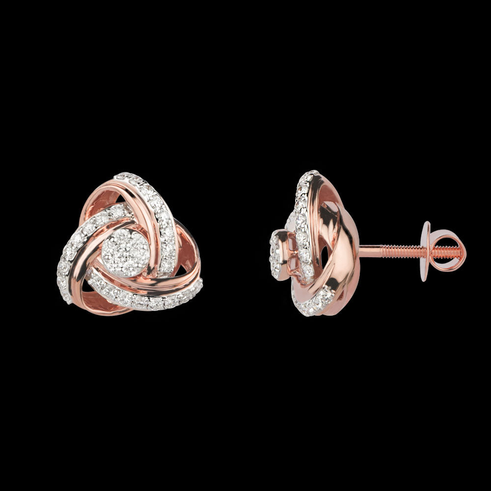 14K Rose Gold Diamond Jewellery - 0.81ct VS-SI-HI