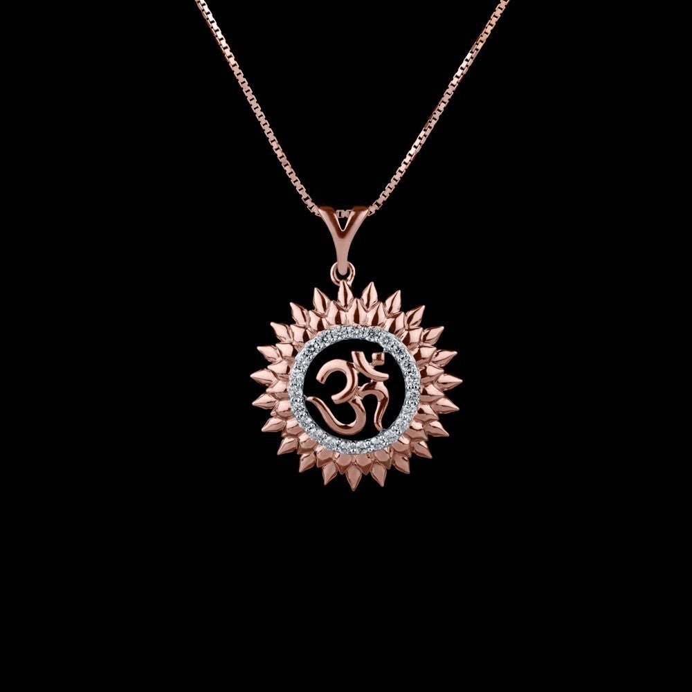 14K Rose Gold Diamond Pendant - 0.3ct VS-GH