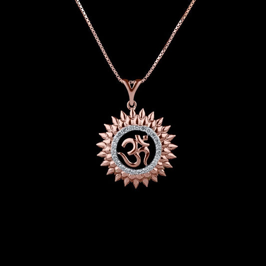 14K Rose Gold Diamond Pendant - 0.3ct VS-GH
