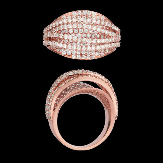 18K Rose Gold Diamond Ring - 1.981ct VVS-VS-GH