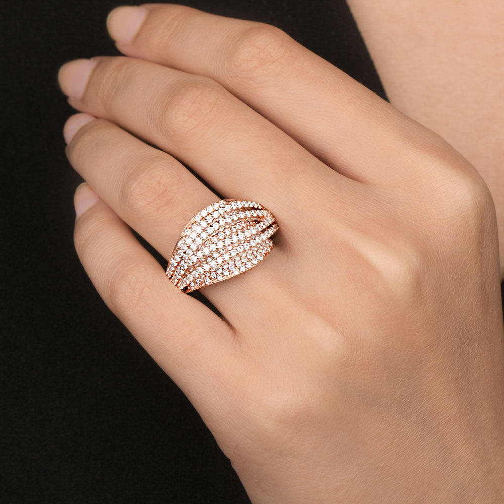 18K Rose Gold Diamond Ring - 1.981ct VVS-VS-GH