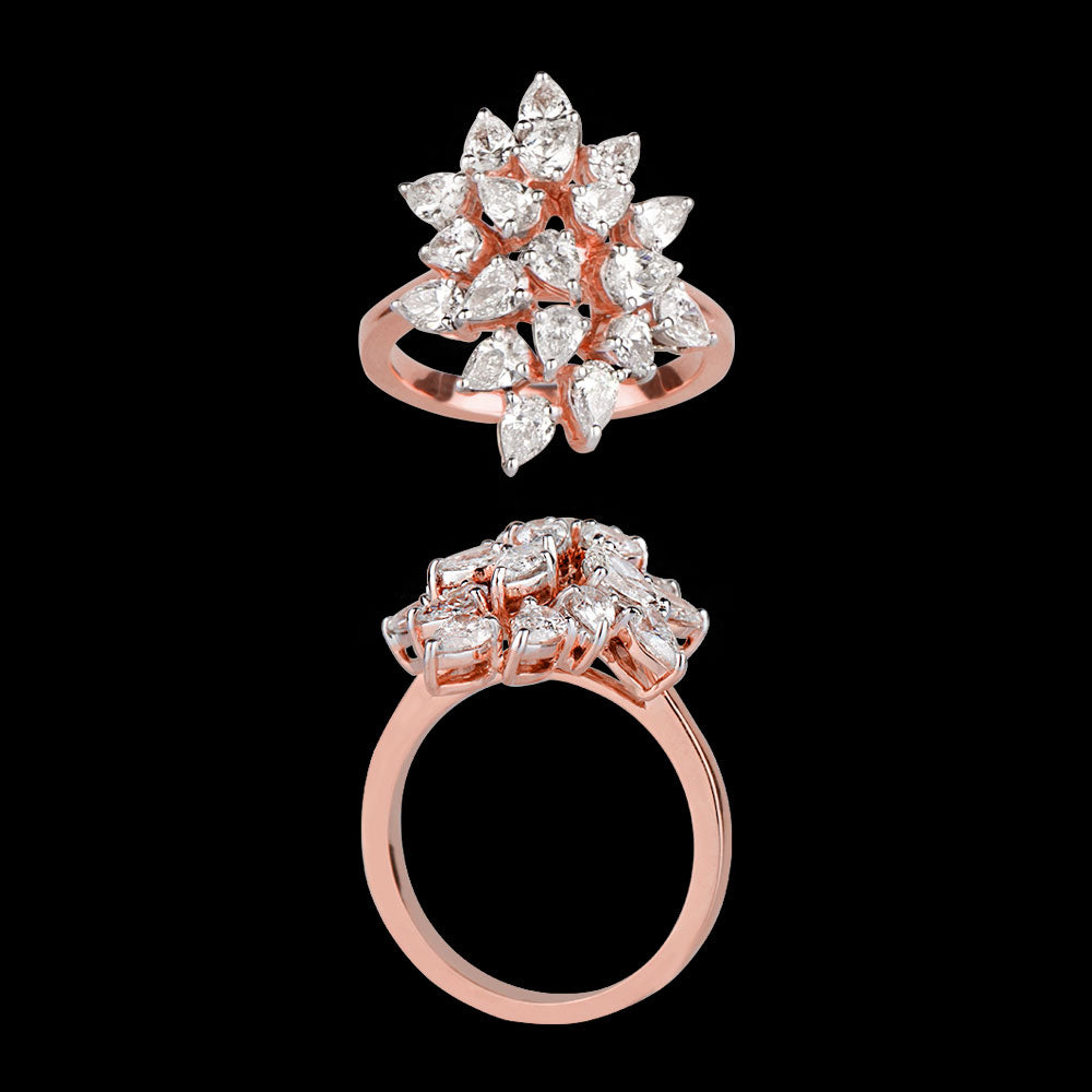 14K Rose Gold Diamond Ring - 1.91ct VS-FG