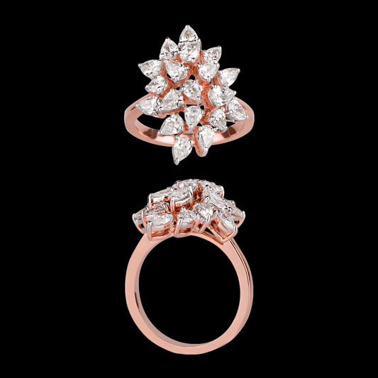 14K Rose Gold Diamond Ring - 1.91ct VS-FG