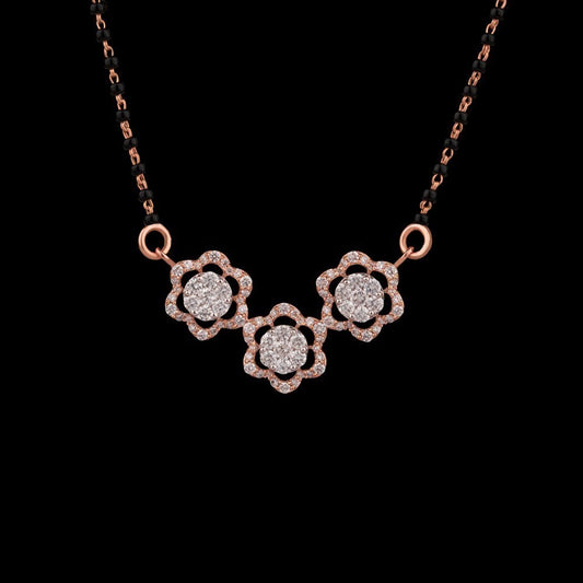18K Rose Gold Diamond Tanmaniya - 1.16ct VVS-VS-GH