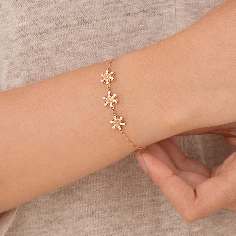 18K Rose Gold Diamond Bracelet - 0.29ct VS-GH
