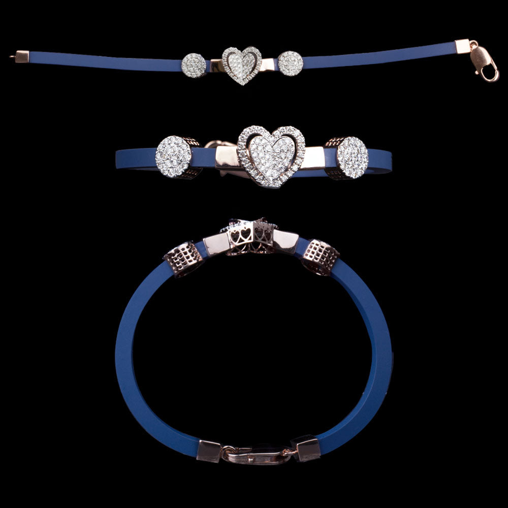 14K Rose Gold Diamond Bracelet - 1.33ct SI-IJ