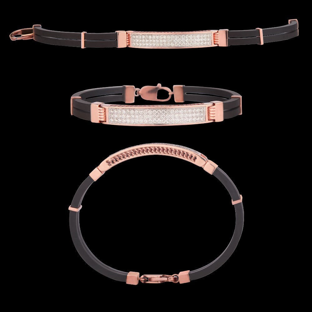 14K Rose Gold Diamond Bracelet - 1.17ct SI-IJ