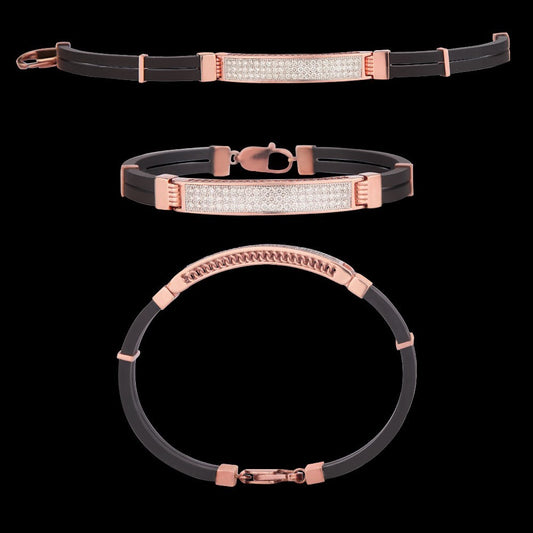 14K Rose Gold Diamond Bracelet - 1.17ct SI-IJ