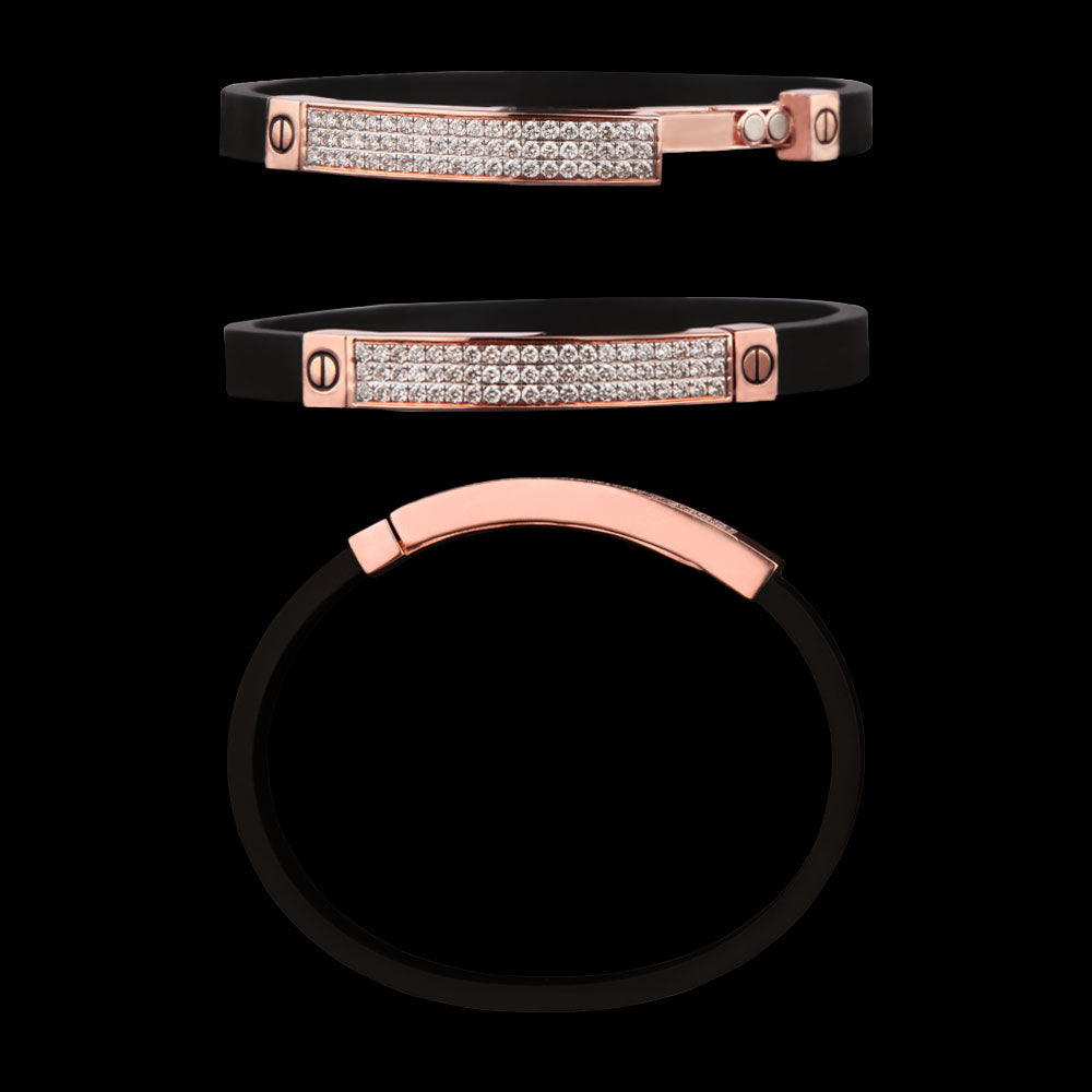 14K Rose Gold Diamond Bracelet - 1.55ct SI-IJ