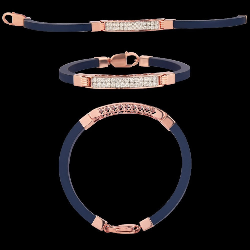14K Rose Gold Diamond Bracelet - 0.83ct SI-IJ