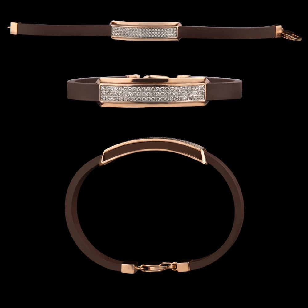 14K Rose Gold Diamond Bracelet - 1.52ct SI-IJ