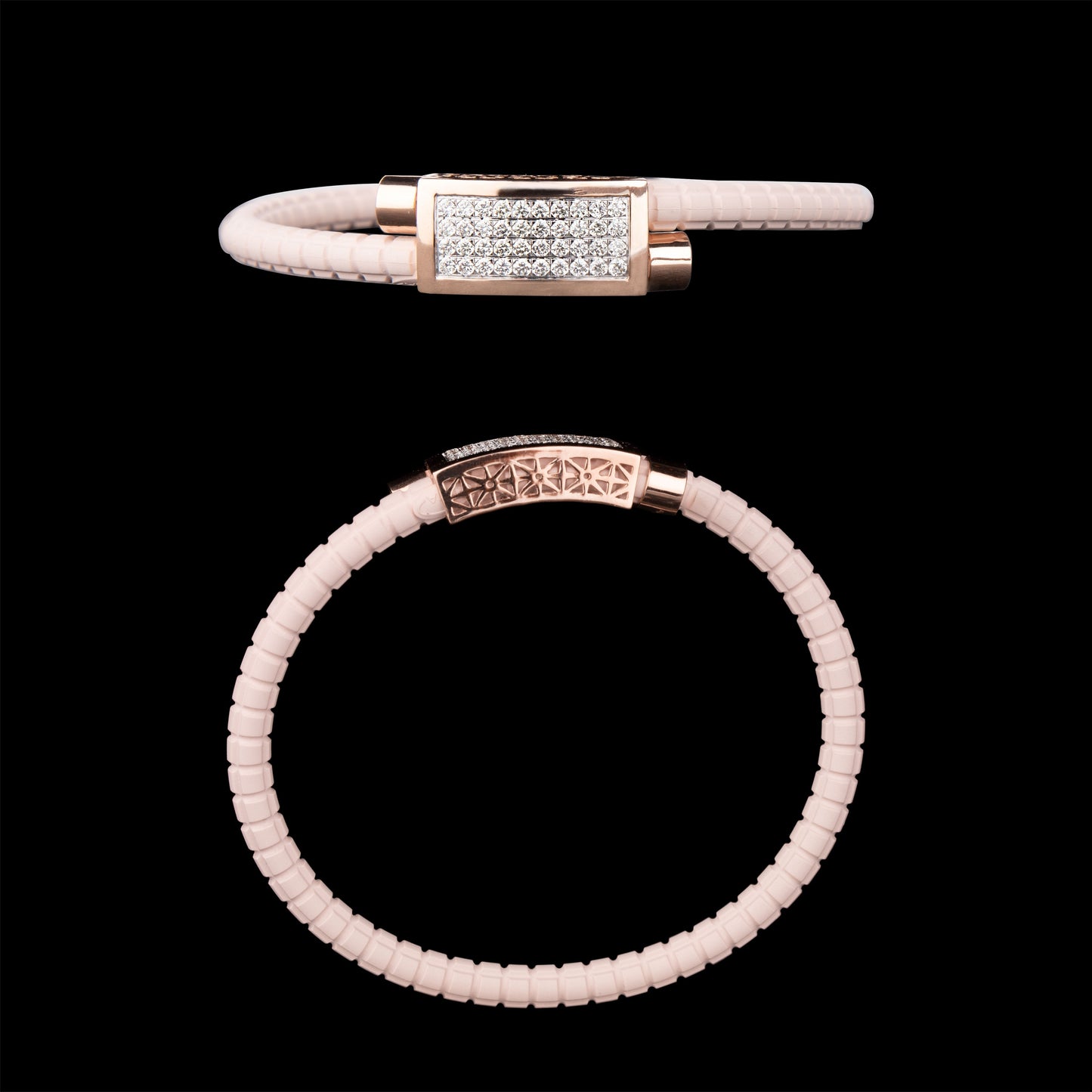 14K Rose Gold Diamond Bracelet - 0.98ct VS-IJ