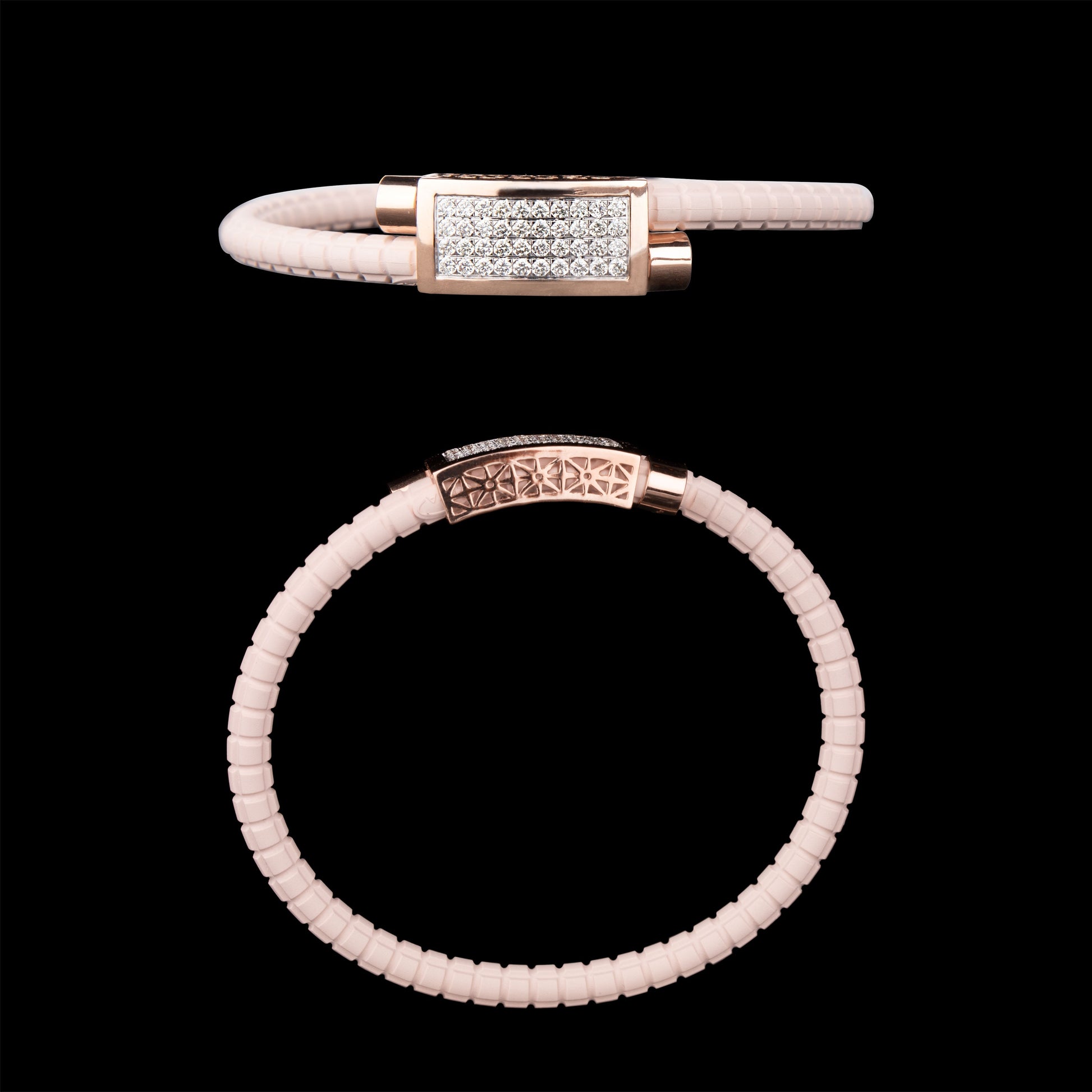 14K Rose Gold Diamond Bracelet - 0.98ct VS-IJ