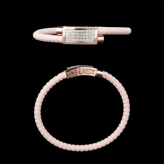 14K Rose Gold Diamond Bracelet - 0.98ct VS-IJ