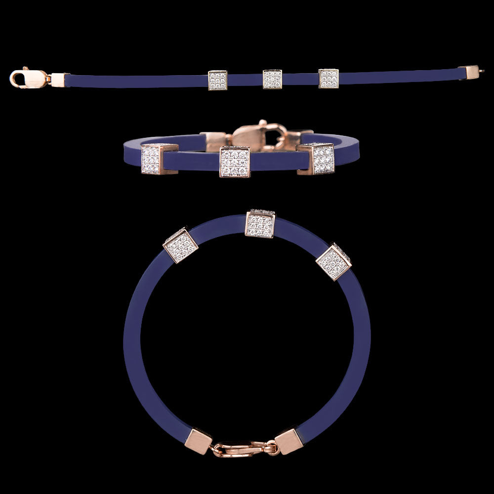 14K Rose Gold Diamond Bracelet - 1.12ct VVS-VS-GH