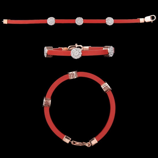 14K Rose Gold Diamond Bracelet - 1.02ct VS-IJ