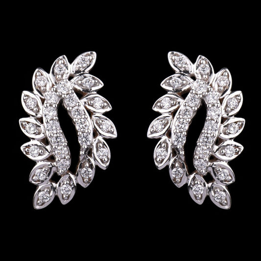 14K Rose Gold Diamond Earrings - 0.43ct SI-GH