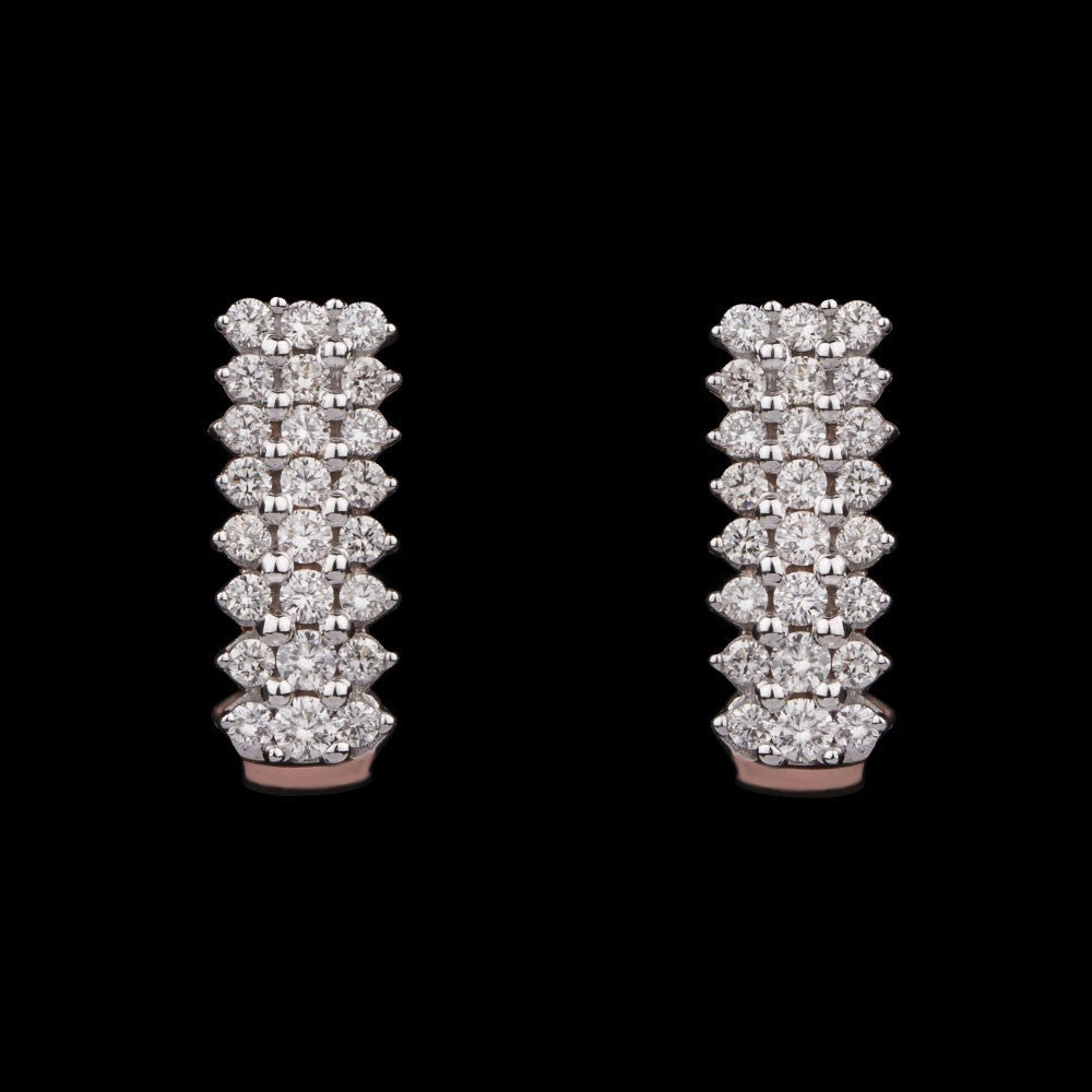 14K Rose Gold Diamond Earrings - 0.67ct VVS-VS-HI