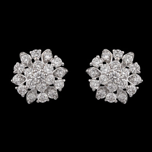14K Rose Gold Diamond Earrings - 0.79ct VVS-VS-HI