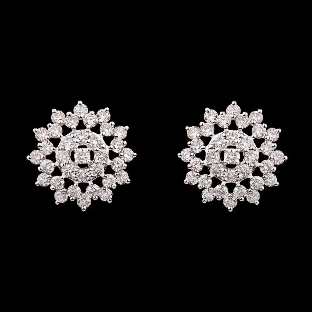 14K Rose Gold Diamond Earrings - 1.4ct VVS-VS-HI