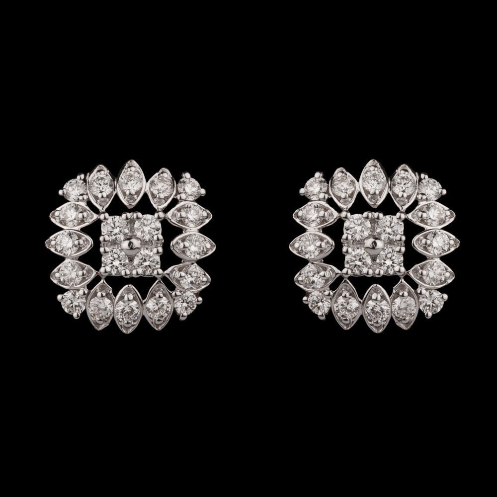 14K Rose Gold Diamond Earrings - 0.77ct VVS-VS-HI