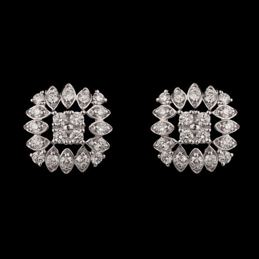 14K Rose Gold Diamond Earrings - 0.77ct VVS-VS-HI