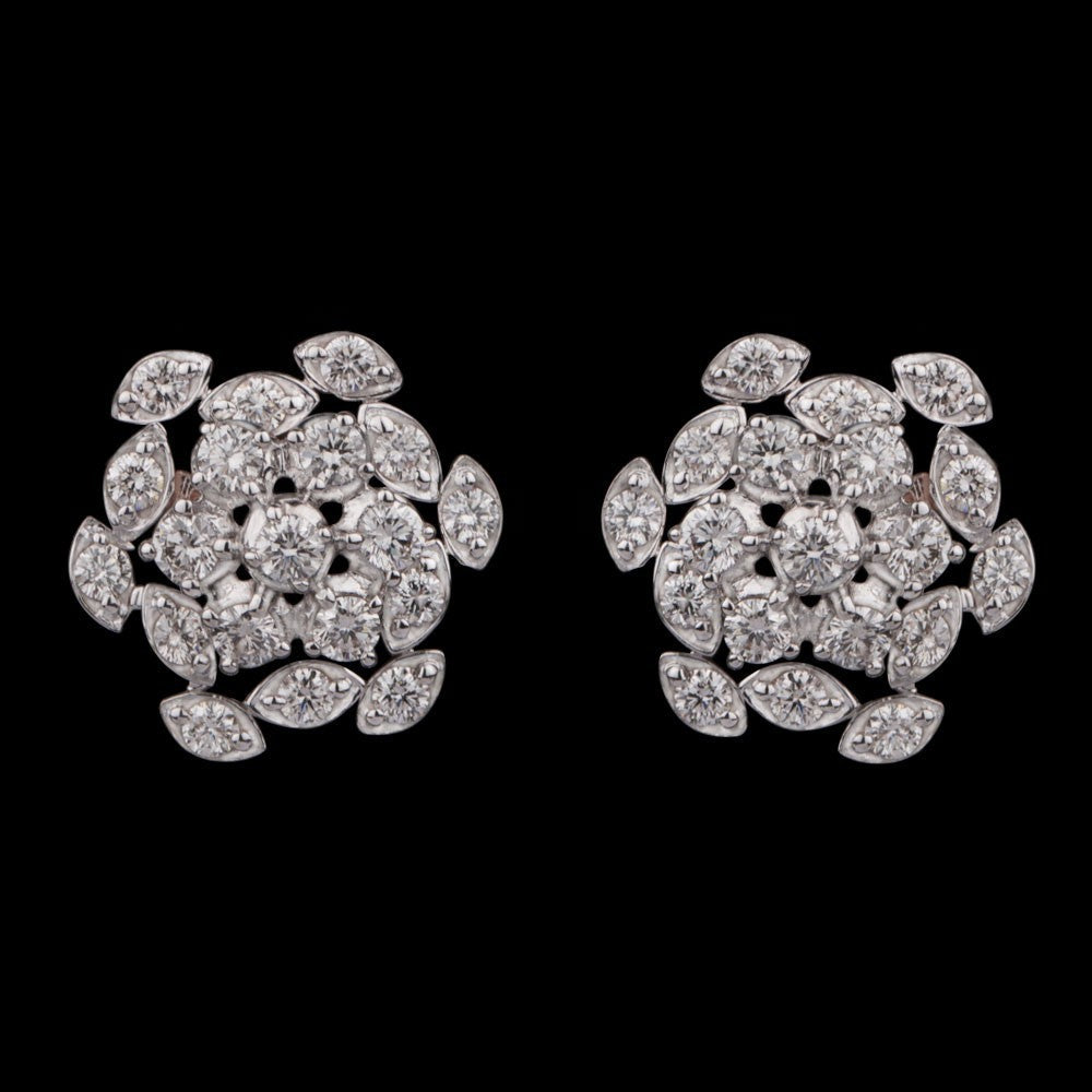 14K Rose Gold Diamond Earrings - 0.72ct VVS-VS-HI