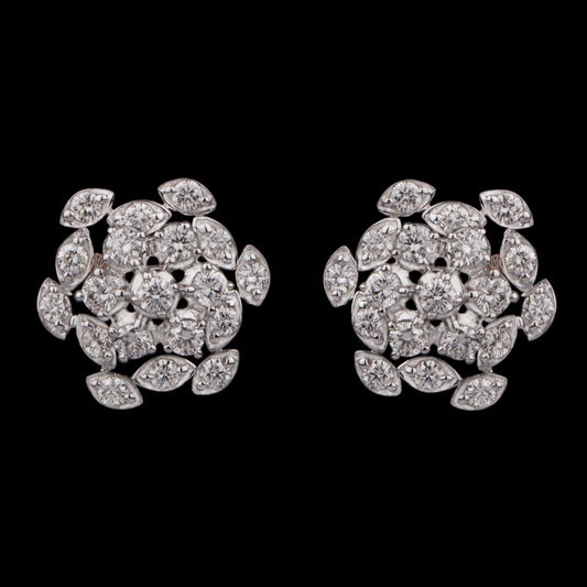 14K Rose Gold Diamond Earrings - 0.72ct VVS-VS-HI