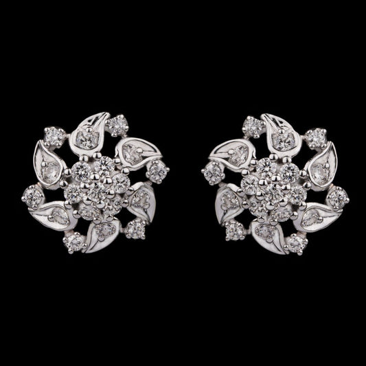 14K Rose Gold Diamond Earrings - 0.93ct VVS-VS-IJ