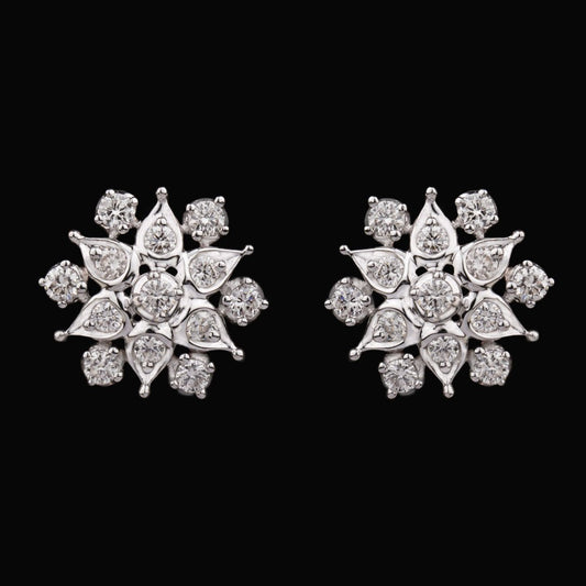 14K Yellow Gold Diamond Earrings - 0.6ct VVS-VS-HI