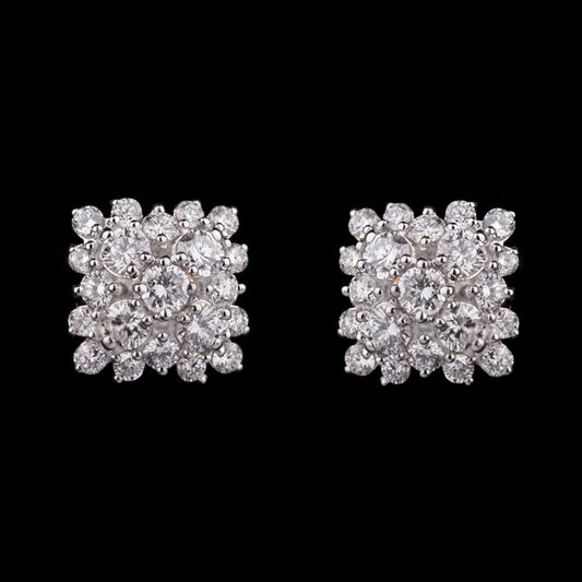 18K Rose Gold Diamond Earrings - 0.86ct VS-GH