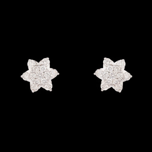 14K Rose Gold Diamond Earrings - 0.32ct VVS-VS-HI