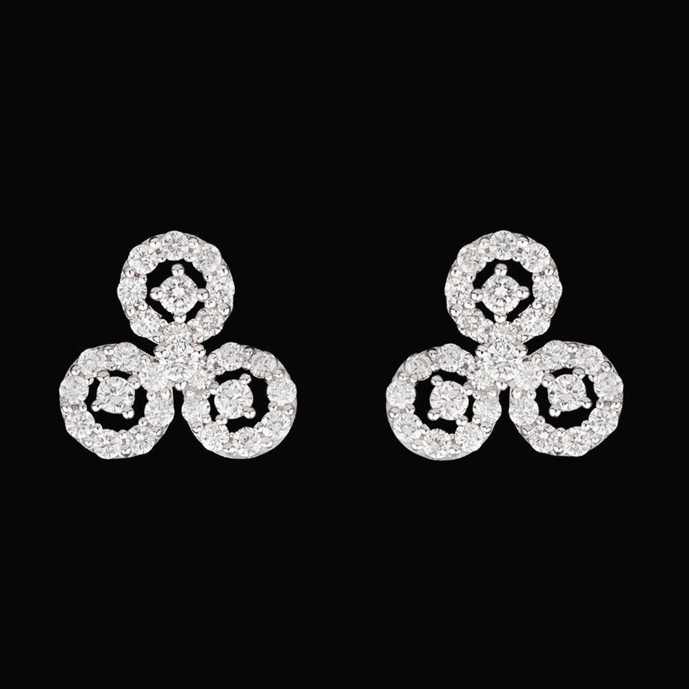 14K Rose Gold Diamond Earrings - 0.54ct VS-IJ