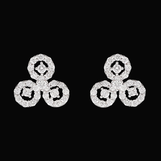 14K Rose Gold Diamond Earrings - 0.54ct VS-IJ