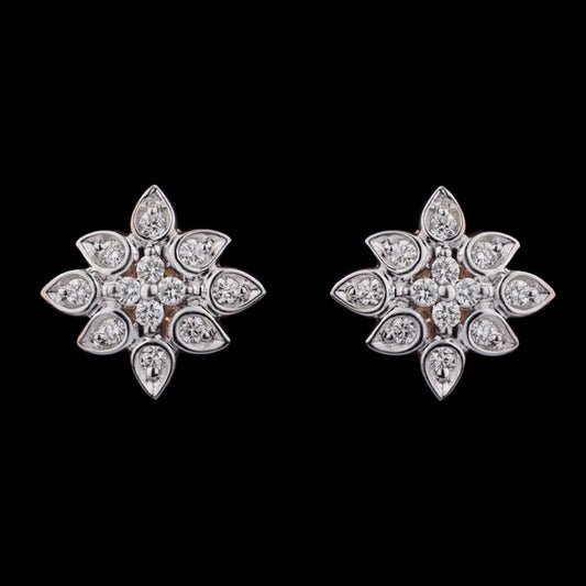 14K Rose Gold Diamond Earrings - 0.29ct VVS-VS-GH