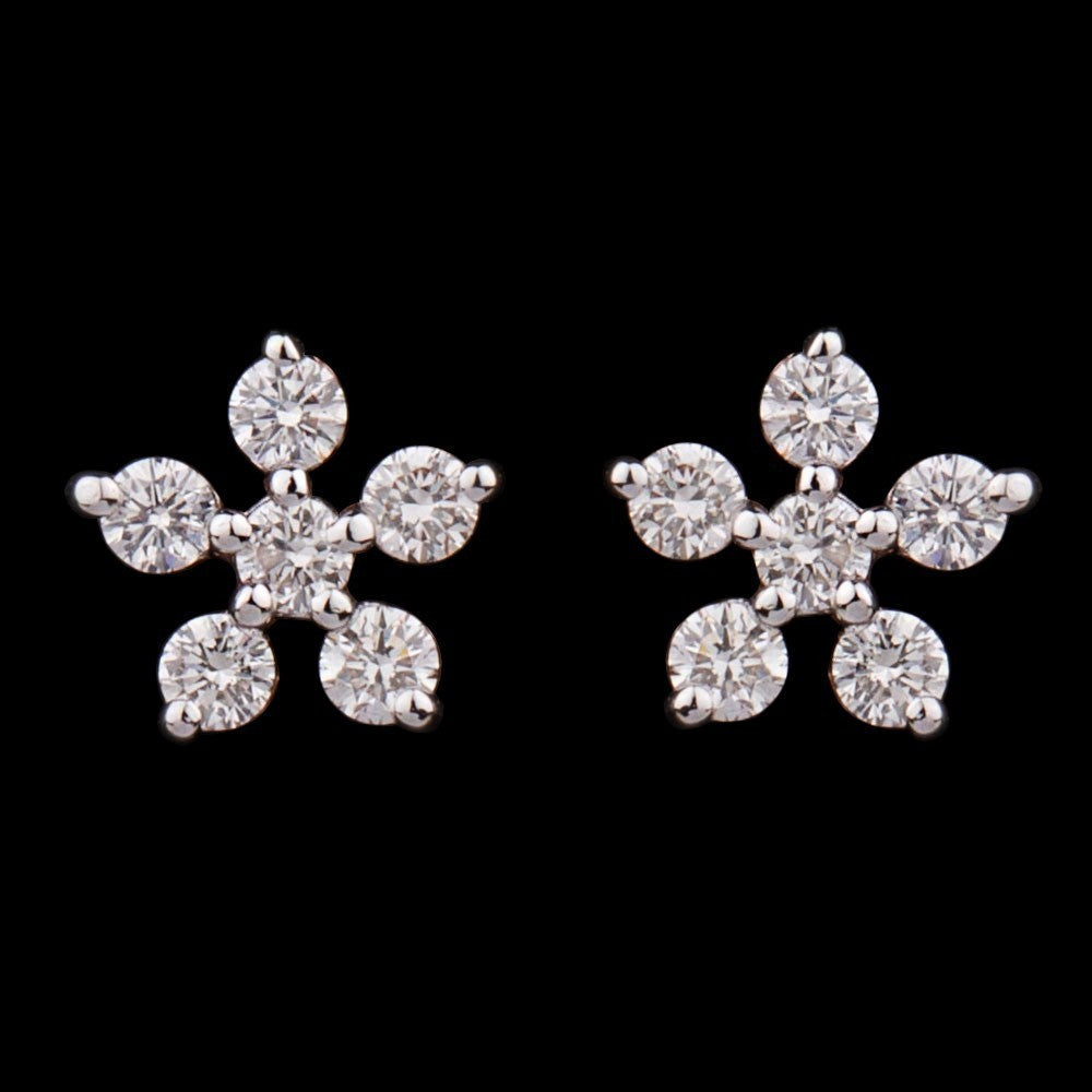 14K Rose Gold Diamond Earrings - 0.25ct VVS-VS-HI