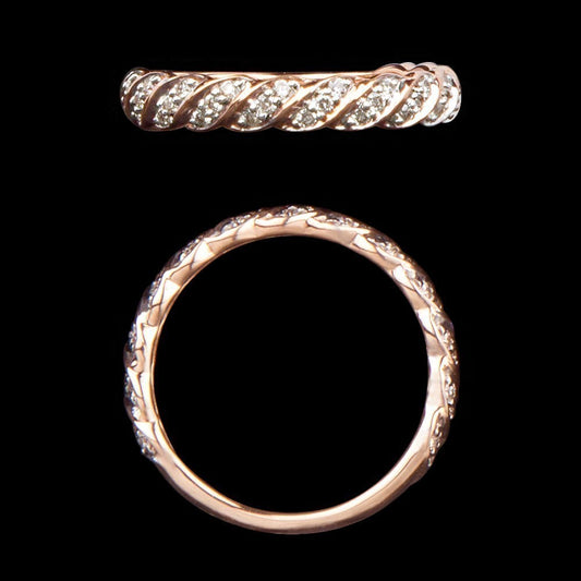 14K Rose Gold Diamond Ring - 0.23ct SI-IJ
