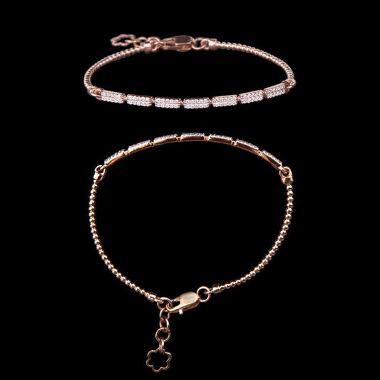 14K Rose Gold Diamond Bracelet - 0.35ct VS-GH