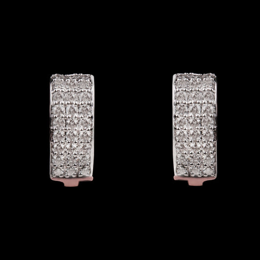 14K Rose Gold Diamond Earrings - 0.51ct VVS-VS-IJ