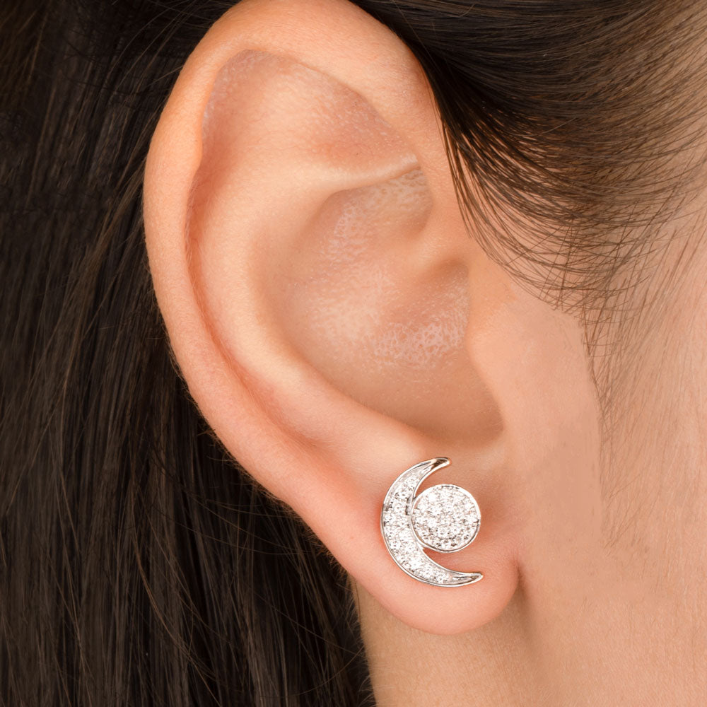 14K Rose Gold Diamond Earrings - 0.33ct VVS-VS-IJ