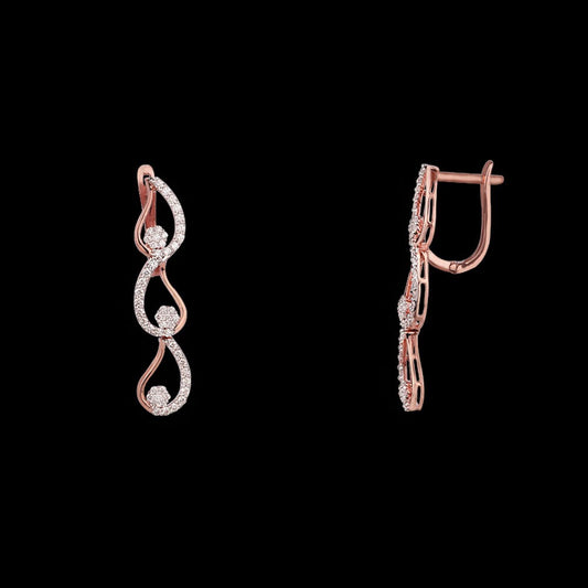 14K Rose Gold Diamond Jewellery - 0.82ct VVS-VS-HI