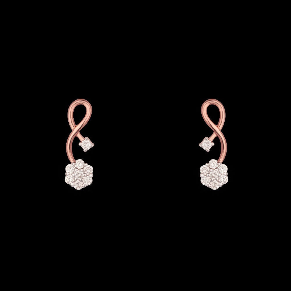14K Rose Gold Diamond Jewellery - 0.25ct VVS-VS-HI