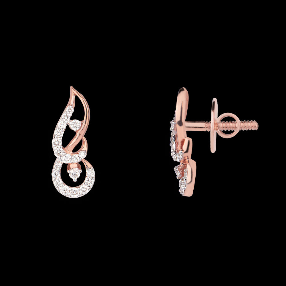 14K Rose Gold Diamond Jewellery - 0.26ct SI-HI
