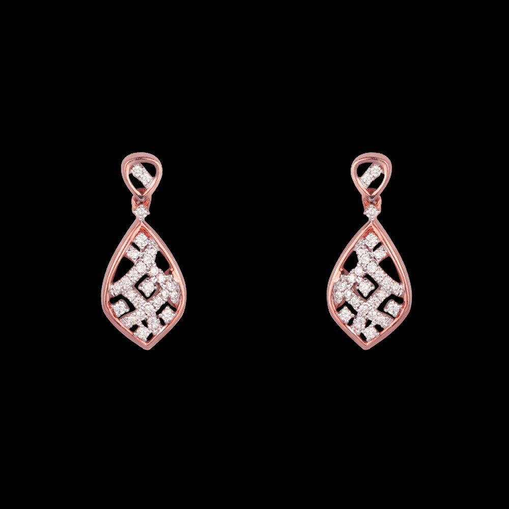 14K Rose Gold Diamond Jewellery - 0.31ct VVS-VS-GHI