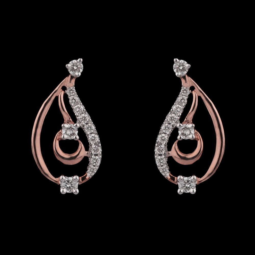14K Rose Gold Diamond Jewellery - 0.31ct VVS-VS-IJ