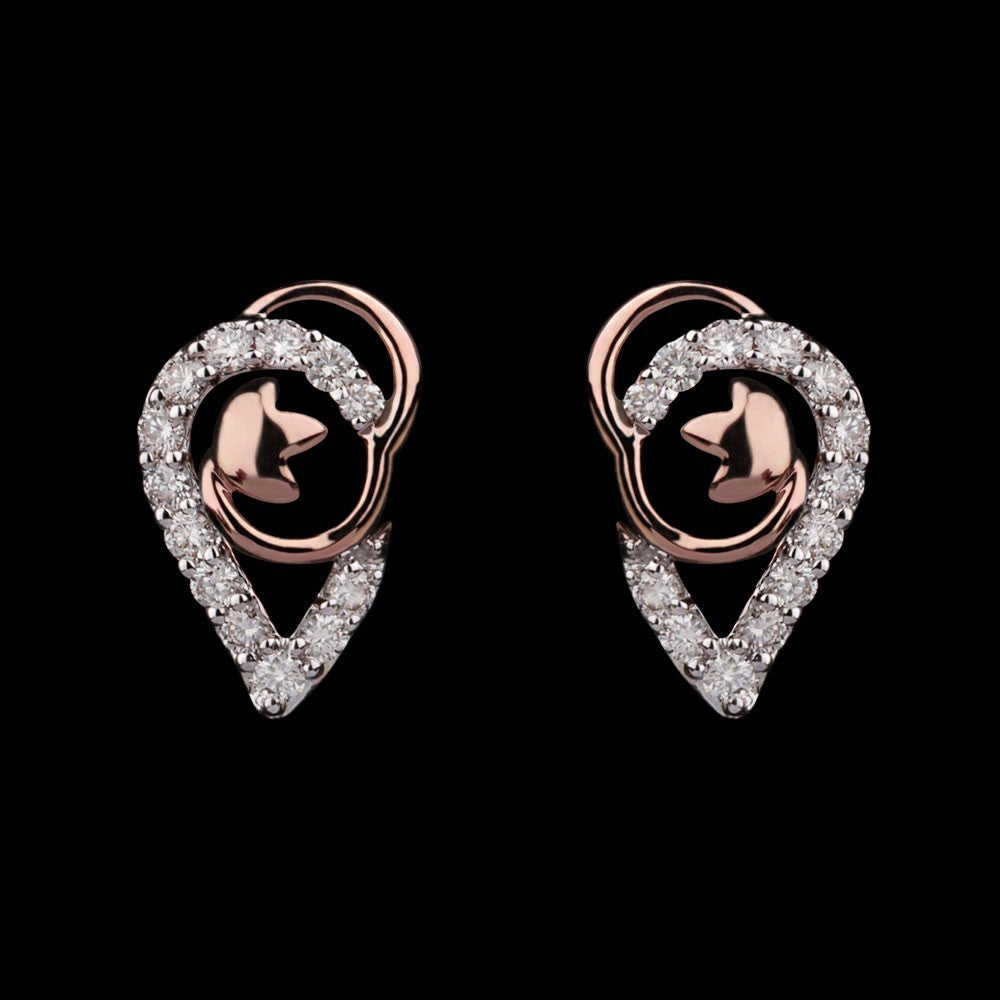 14K Rose Gold Diamond Jewellery - 0.24ct VVS-VS-IJ
