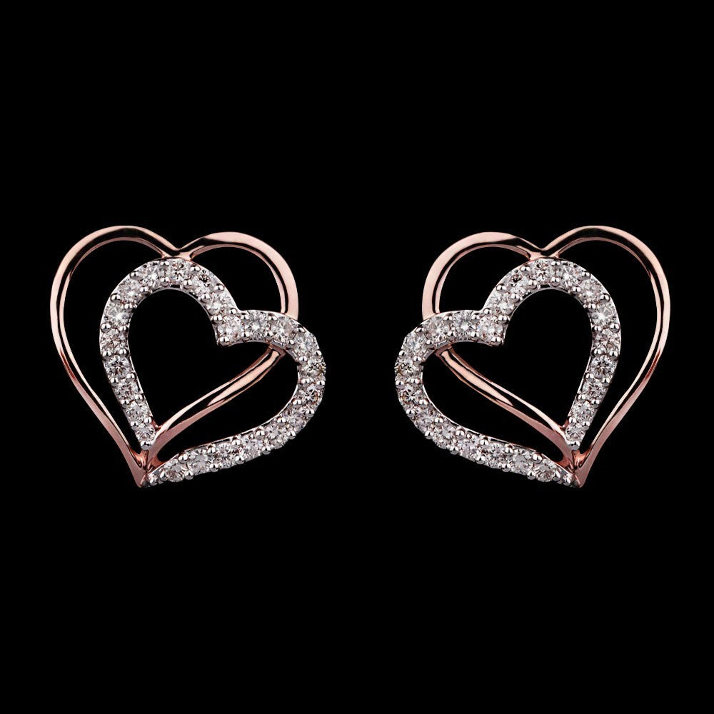 14K Rose Gold Diamond Jewellery - 0.39ct VVS-VS-IJ