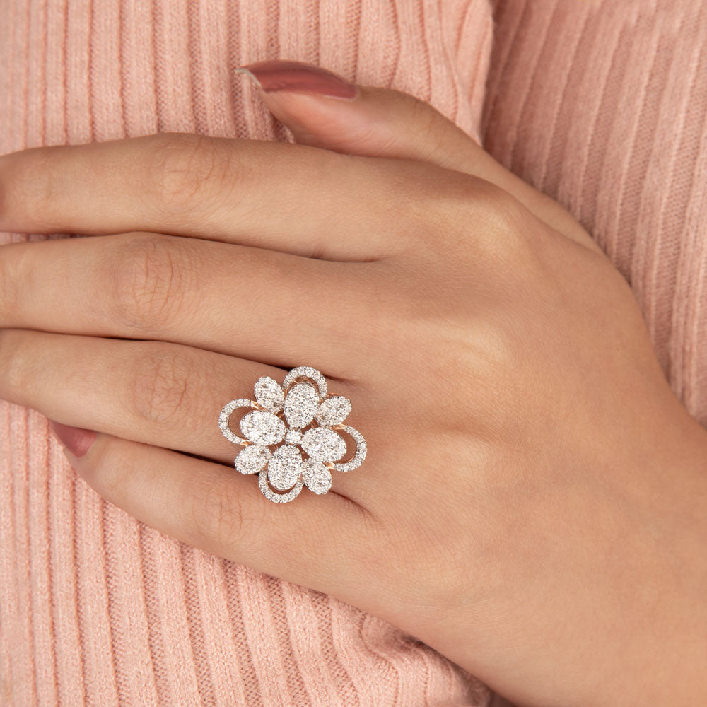 14K Rose Gold Diamond Ring - 1.51ct SI-IJ