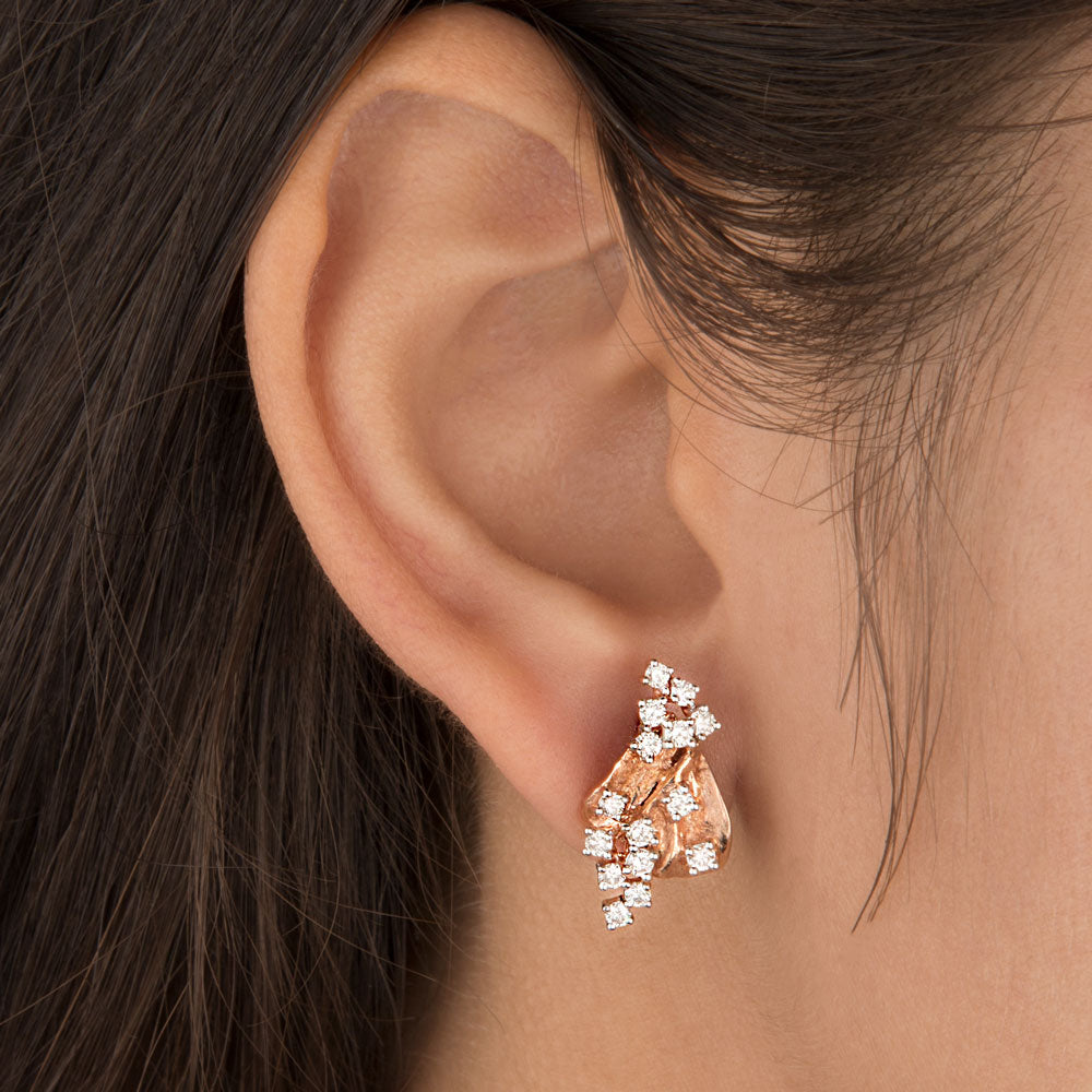 14K Rose Gold Diamond Jewellery - 0.72ct SI-IJ