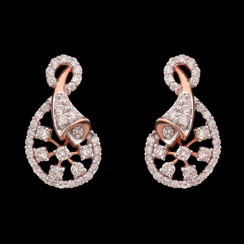 14K Rose Gold Diamond Jewellery - 0.43ct SI-IJ